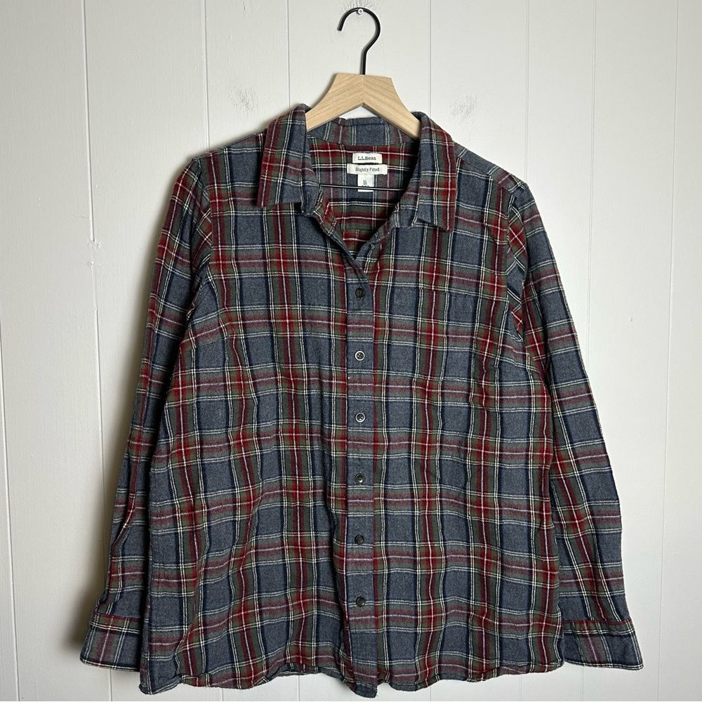 L.L. Bean Plaid Flannel